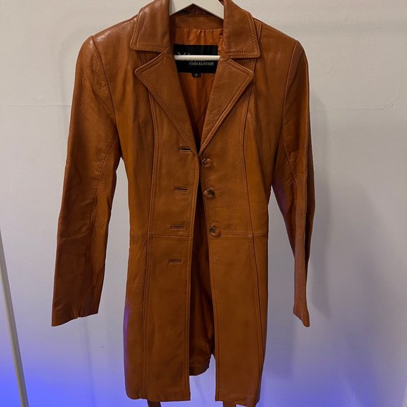 Vintage 90s Y2K Wilson's Leather and Suede Jacket - Picture 1 of 5